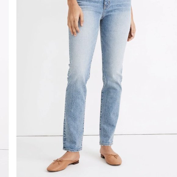 Madewell Tomboy Straight Jeans in Glover Wash - Size 25 - Picture 3 of 5